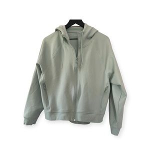 Old Navy Light Sage Green Zip-Up Hoodie Lightweight Women’s Size Large